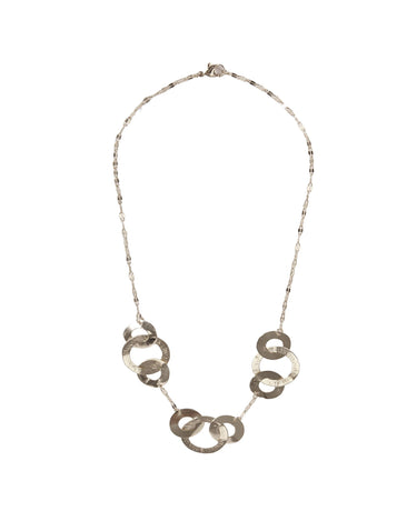 COLLAR CÍRCULOS PLATEADOS