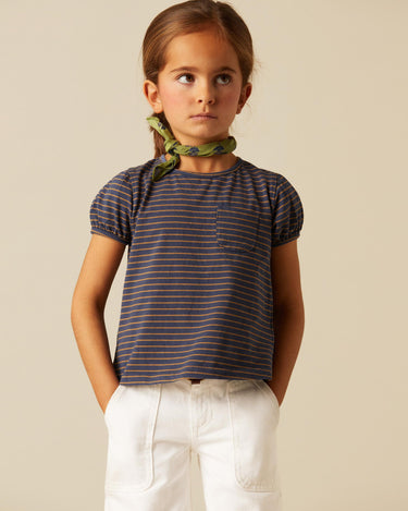BLUE STRIPED T-SHIRT