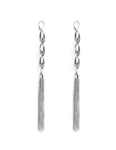 SILVER CHAIN EARRINGS
