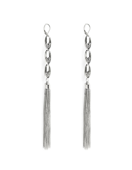 PENDIENTES CADENA PLATA
