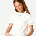 PUFF SLEEVE T-SHIRT WHITE