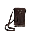 BOLSO ANTE FLECOS MARRÓN