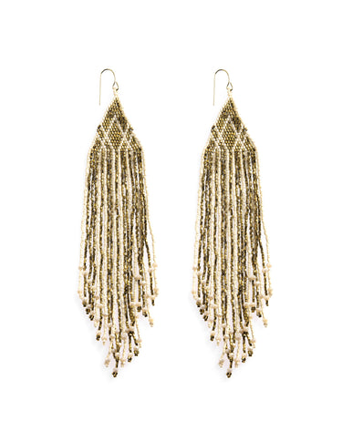 GOLD MIYUKI EARRINGS