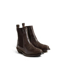 BROWN COWBOY ANKLE BOOT