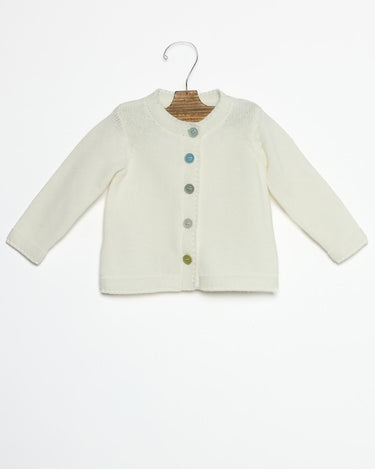 ECRU BUTTON COLOURED JACKET