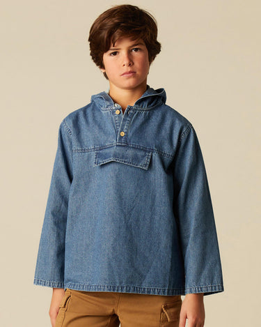 DENIM SWEATSHIRT