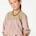 EMBROIDERED SMOKE SHIRT