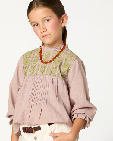 EMBROIDERED SMOKE SHIRT