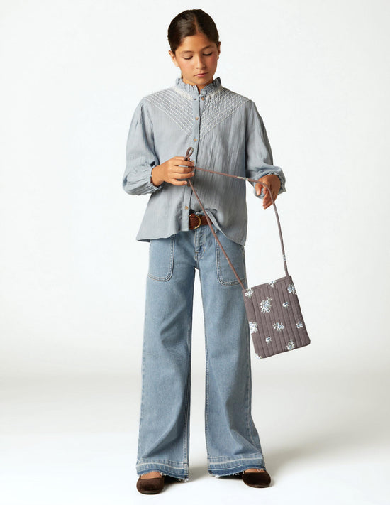 PANTALÓN WIDE LEG VAQUERO AZUL