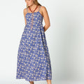 STRAPPY WAVE PRINT DRESS