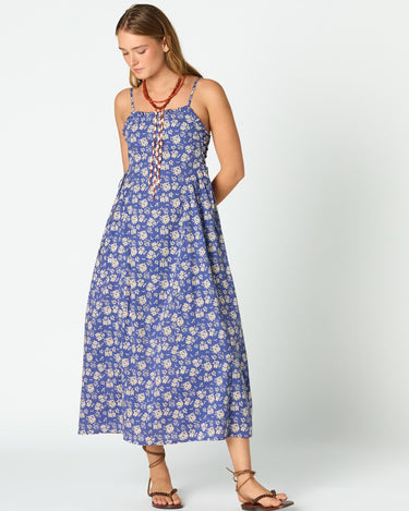 STRAPPY WAVE PRINT DRESS