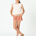 SHORT RED STRIPE