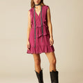 MULBERRY LAYERED DRESS