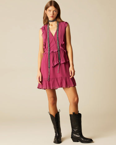 MULBERRY LAYERED DRESS