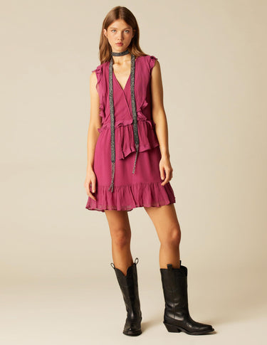 MULBERRY LAYERED DRESS