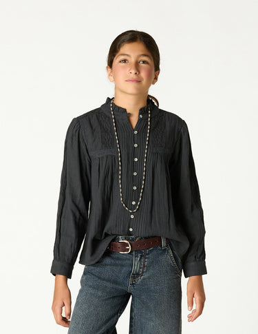 CAMISA JARETAS LACE ANTRACITA