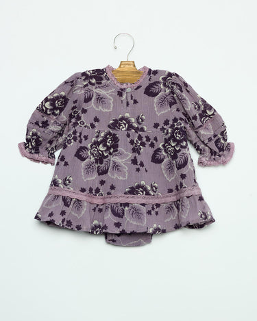 VINTAGE OVERCAST PRINT DRESS