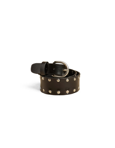 STUDDED BLACK BELT