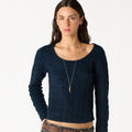 TOP PUNTO ESCOTE REDONDO MIDNIGHT