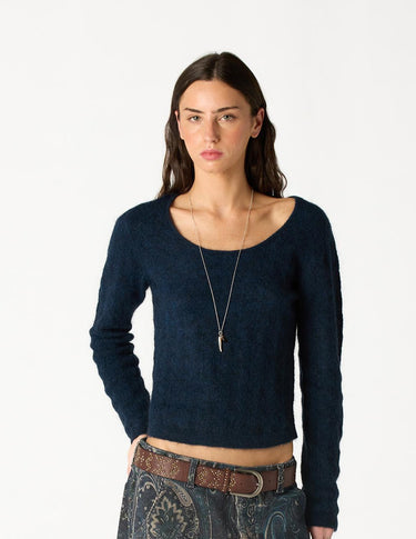 TOP PUNTO ESCOTE REDONDO MIDNIGHT