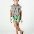 SHORT BLUE STRIPE