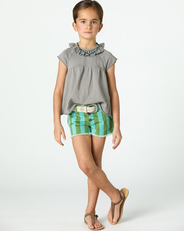 SHORT BLUE STRIPE