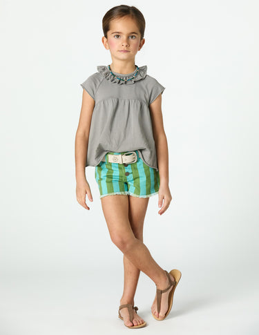 SHORT BLUE STRIPE