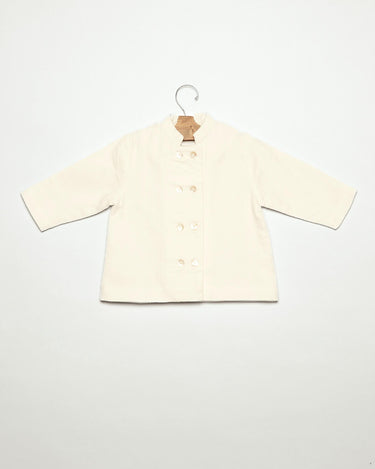 WHITE PIQUÉ JACKET