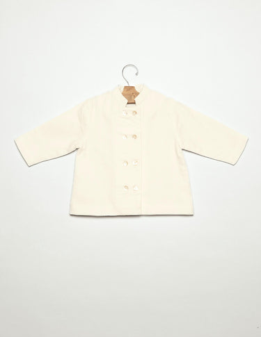 WHITE PIQUÉ JACKET