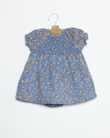 NEST DRESS BLOOM BLUE