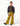 CURRY FLORAL CORDUROY PANTS