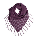 BUFANDA MAXI CALADA PLUM