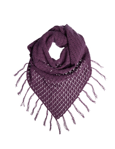 BUFANDA MAXI CALADA PLUM