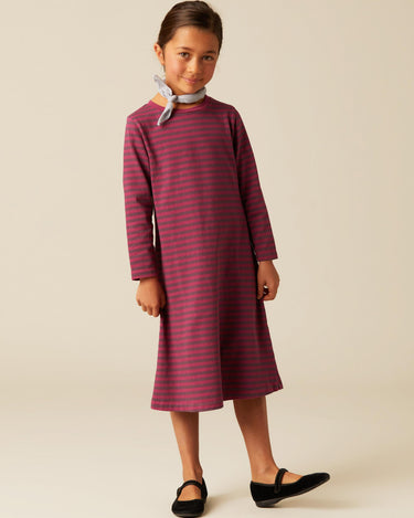 BLUE STRIPED DRESS