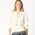 CAMISA JARETAS LACE ECRU