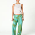 BLUE STRIPED TROUSERS
