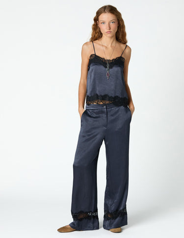BLUE LACE TROUSERS