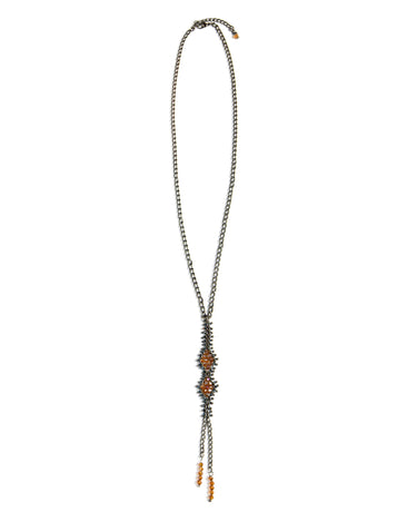 NECKLACE BEADS AGATHA RHOMBUS