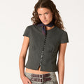 CAMISA MANGA CORTA MAO GRIS