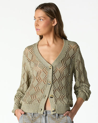 CHAQUETA PUNTO BRILLO INCENSE