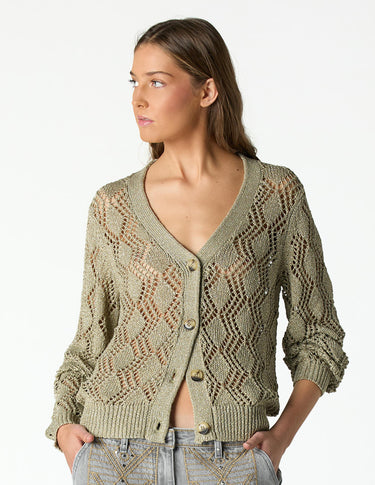 SHIMMER KNIT JACKET
