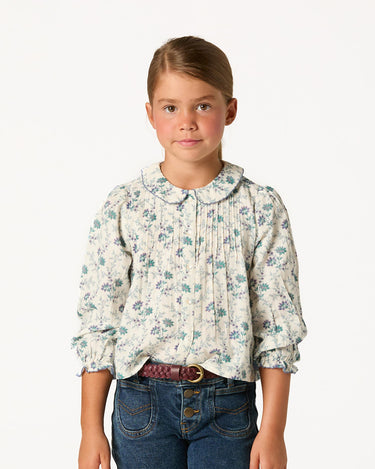 CAMISA BRIGHT FLOWERS BLUE
