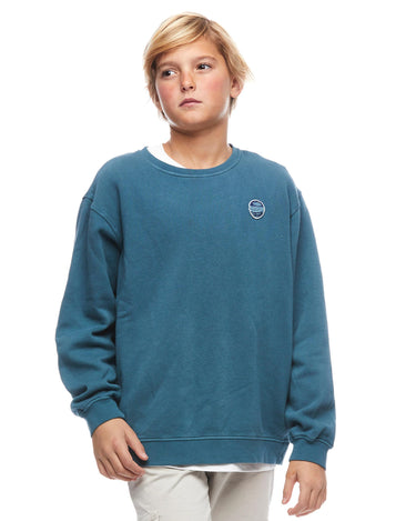Sudadera azul oscuro palmera