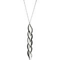 SILVER LEAVES NECKLACE