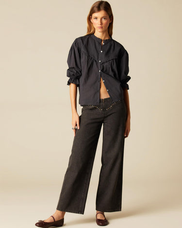 PANTALÓN TACHUELAS CANESÚ ANTRACITA