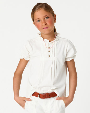 PUFF SLEEVE T-SHIRT WHITE