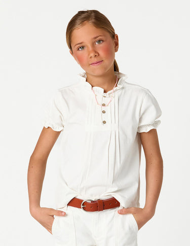 PUFF SLEEVE T-SHIRT WHITE