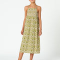 GARDEN PINK PRINT STRAP DRESS