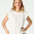 EMBROIDERED FLOWER SHIRT