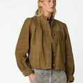 BROWN LEATHER JACKET
